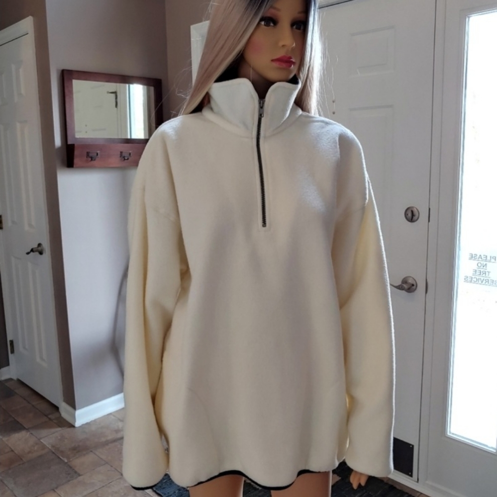 Soft Fleecy Pullover Sweater Sweatshirt